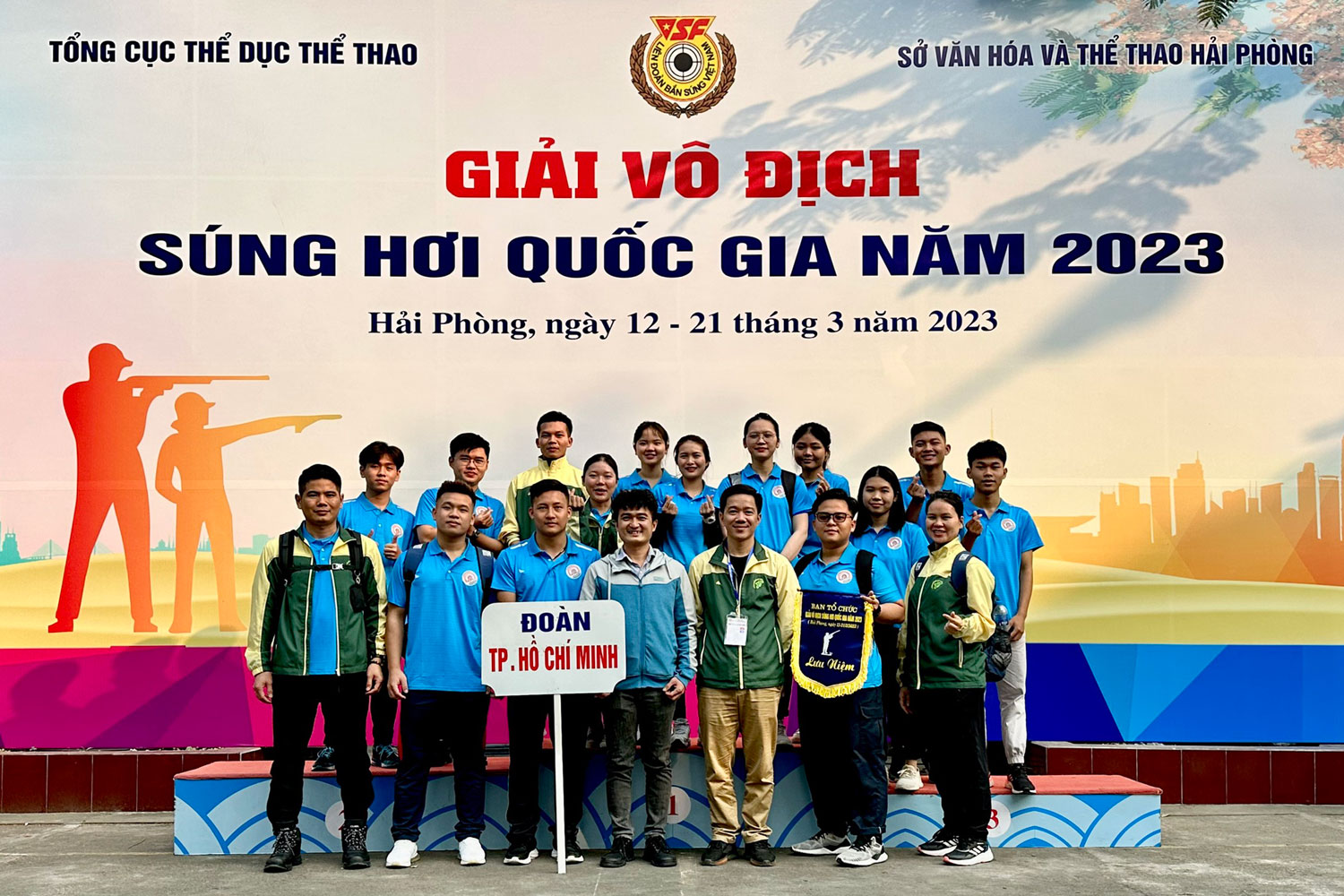 Giải vô địch súng hơi quốc gia năm 2023 - Thành phố Hồ Chí Minh hạng nhì toàn đoàn