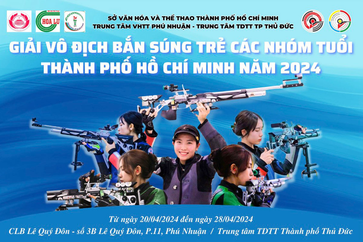 Giải Vô địch Bắn súng Trẻ các nhóm tuổi Thành phố Hồ Chí Minh năm 2024