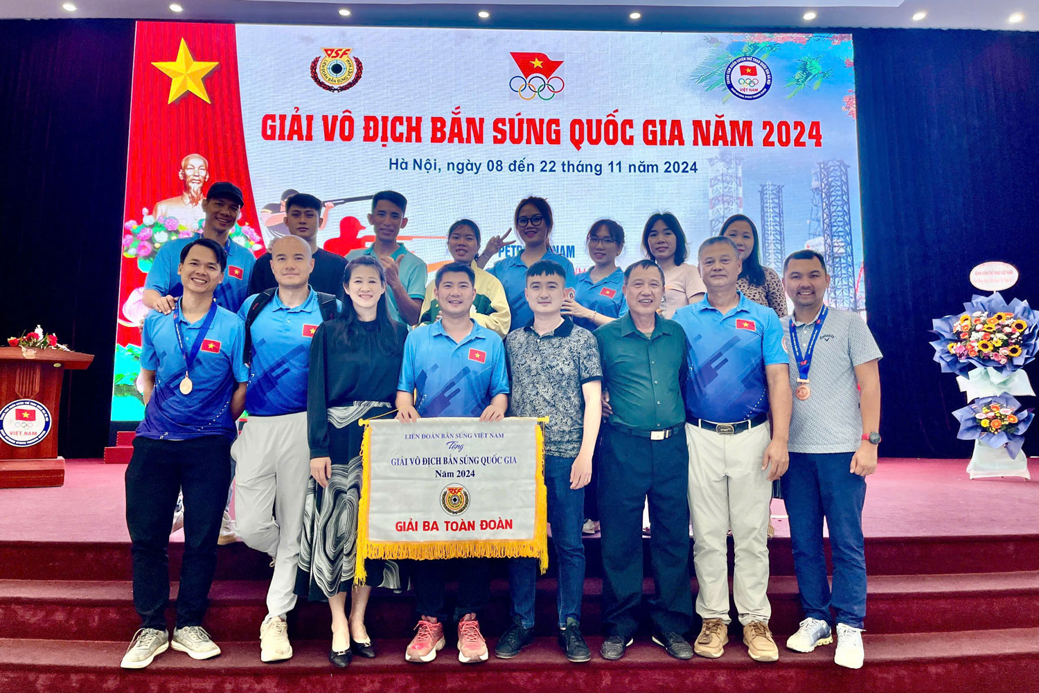 Giải Vô địch Bắn súng quốc gia năm 2024 -Thành phố Hồ Chí Minh hạng ba toàn đoàn