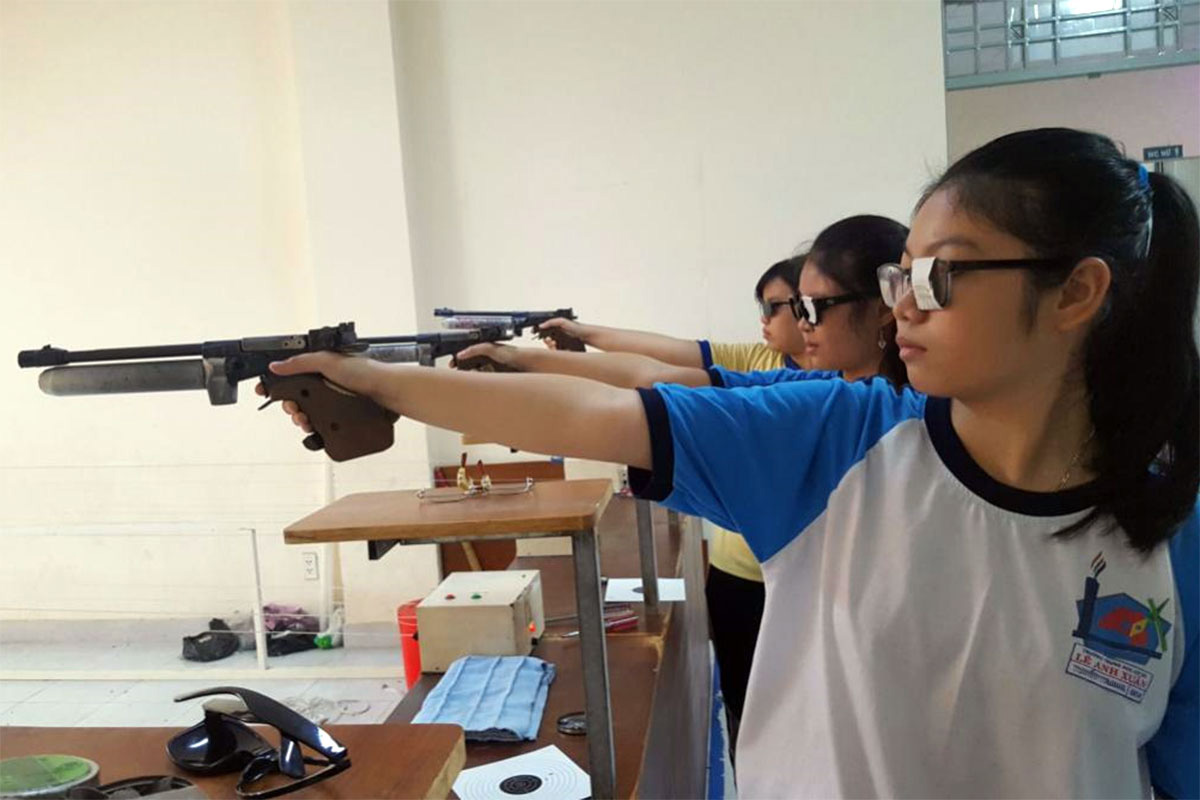 Hội khỏe Phù Đổng Thành phố Hồ Chí Minh năm học 2019 – 2020, môn Bắn súng