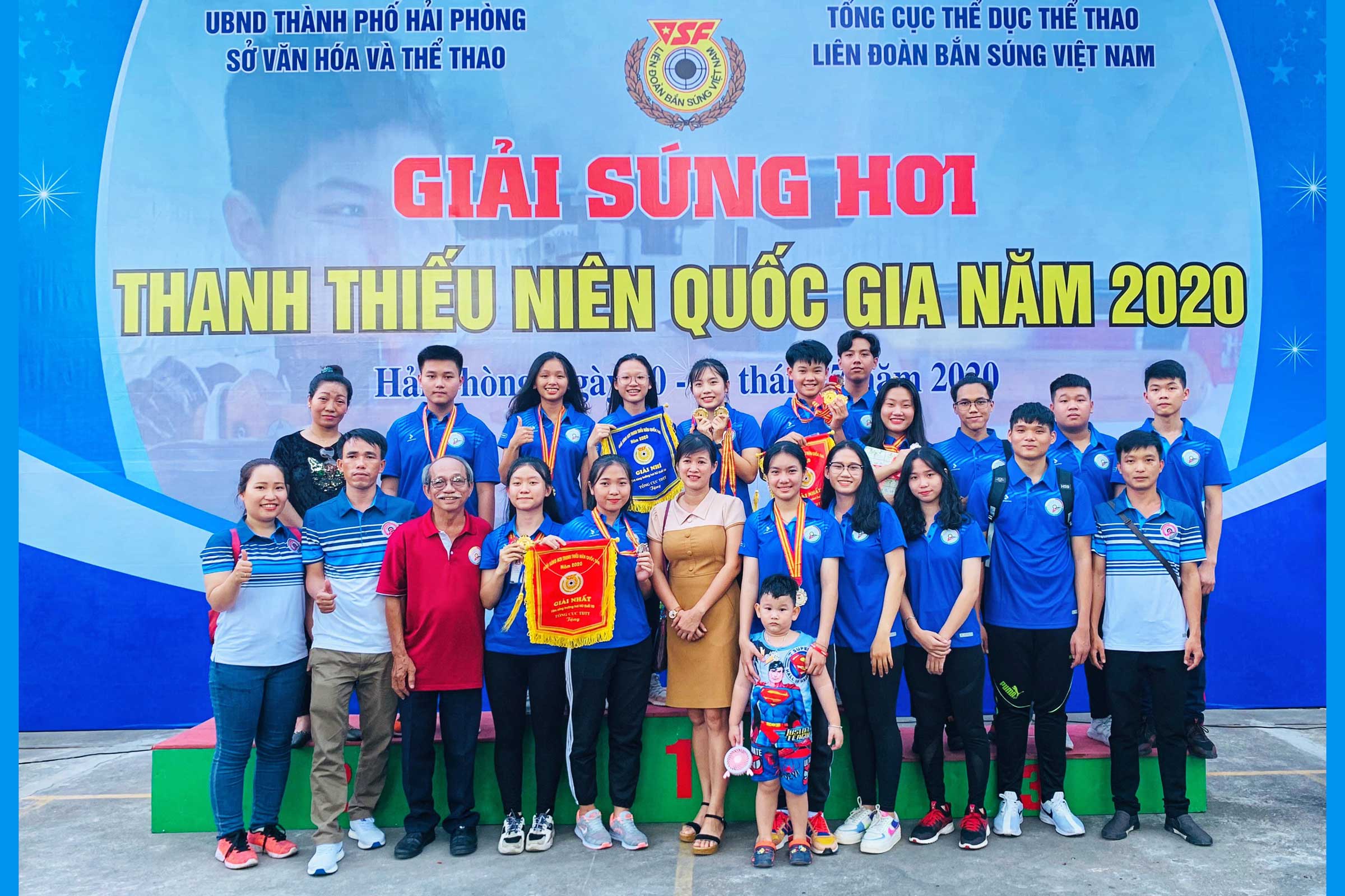Giải súng hơi thanh thiếu niên quốc gia 2020 - Thành phố Hồ Chí Minh hạng nhất toàn đoàn với 18HCV, 10HCB, 9HCĐ 